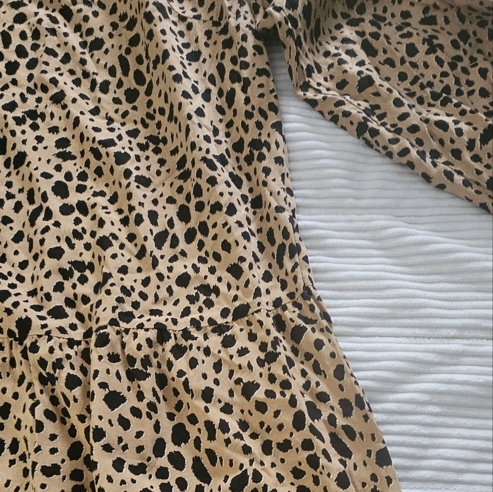 GAP Leopard Print Women's Dress Size L - Picture 2 of 9